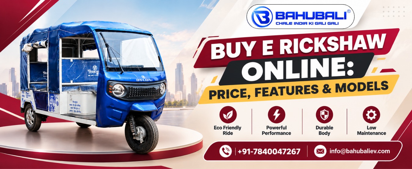 Buy E Rickshaw Online Price Features Models