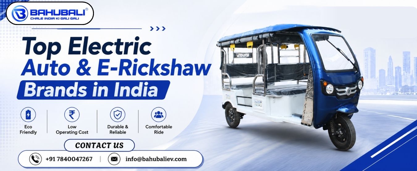 Top Electric Auto E Rickshaw Brands in India